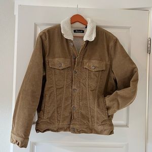 Madewell Mens Fluffy Lined Corduroy Jacket